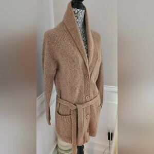 Grayson & Dunn 100% Heavy Cashmere Cardigan With Belt Size Medium